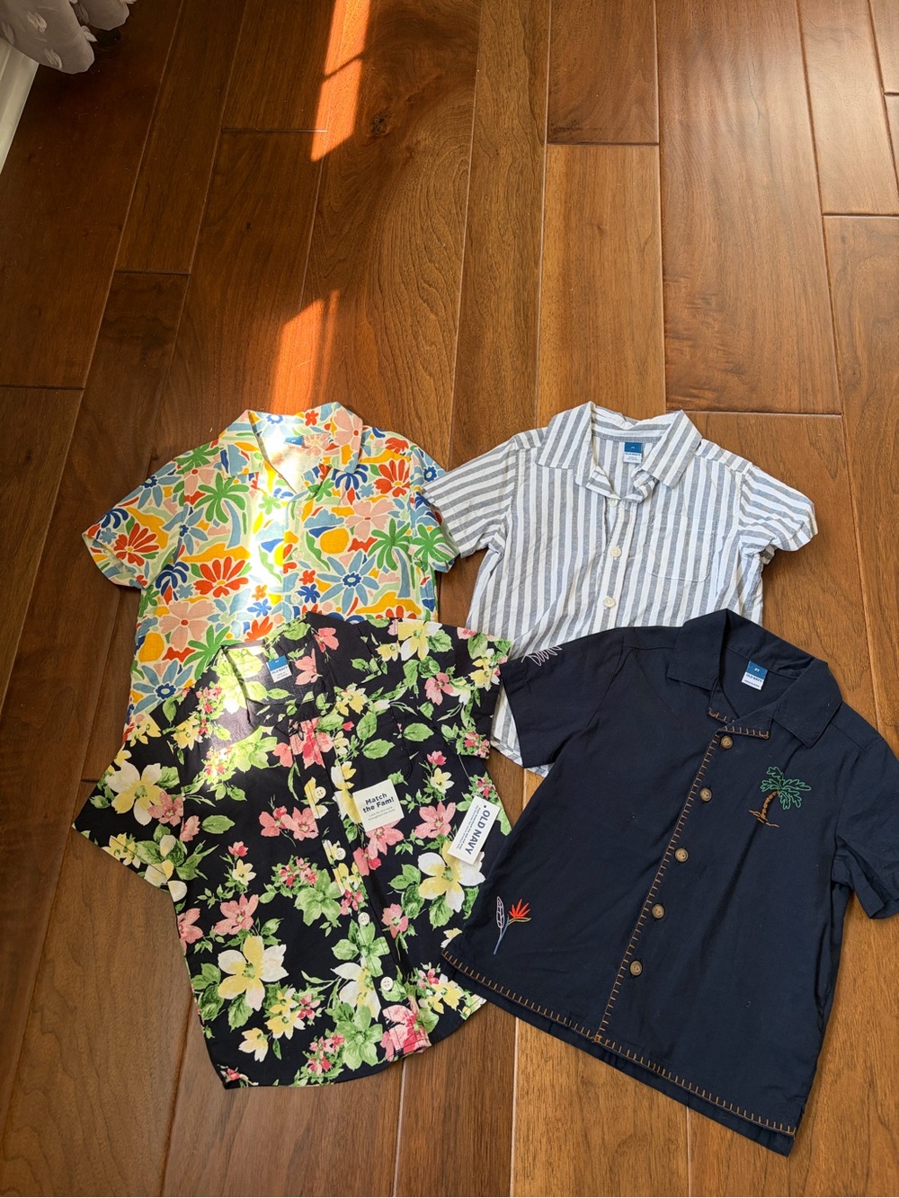 Lot Old Navy Kids' Button-Down Shirt Set size 3T -nwr